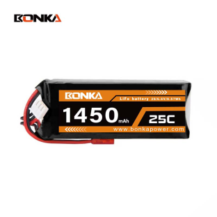 BONKA 1450mAh 25C 2S LiFe Battery